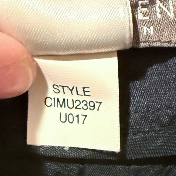 Sigrid Olsen Collection Black 100% Silk Ankle Pants Dressy Formal Minimalist 8 - Picture 7 of 12